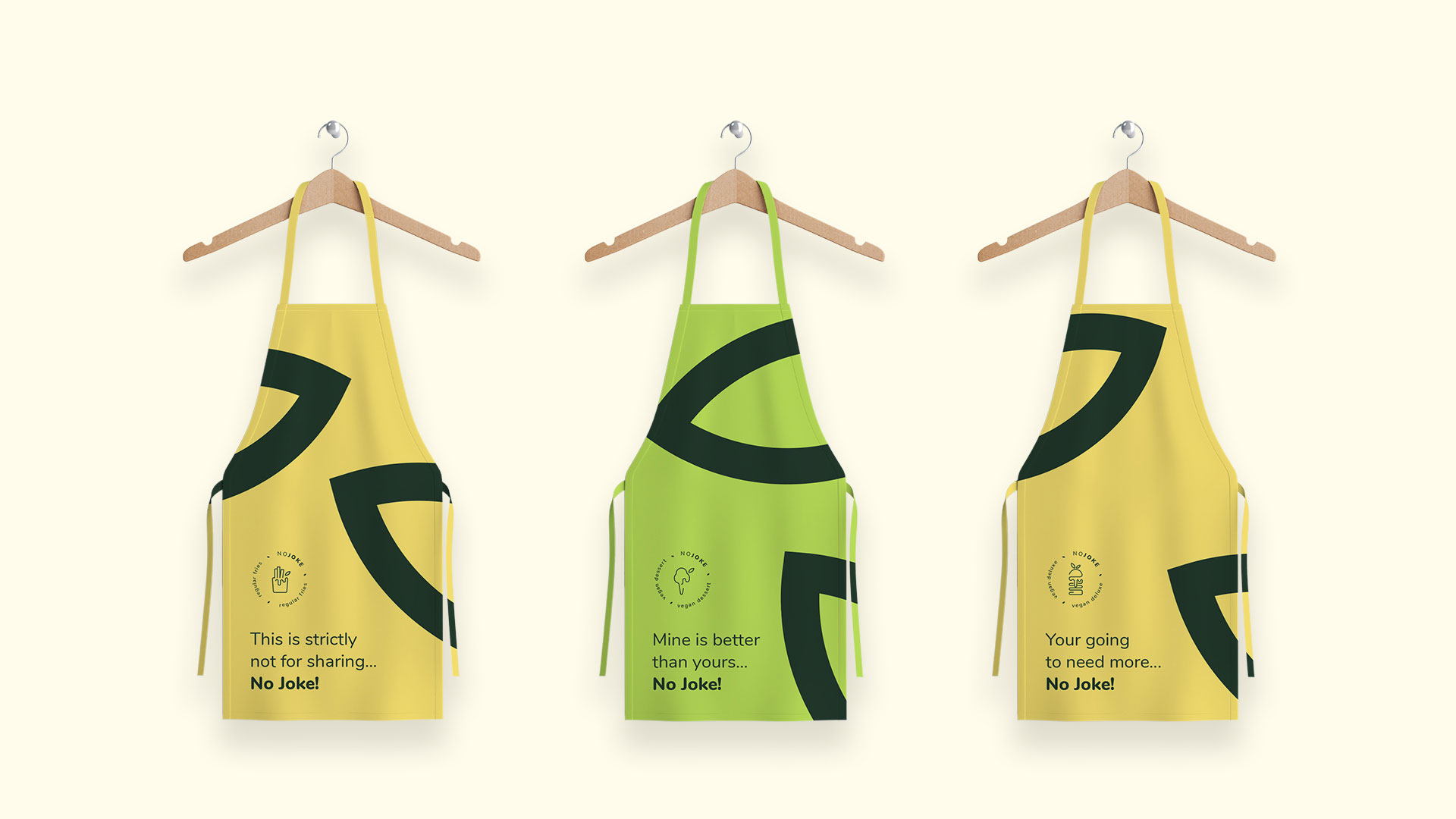 No joke, Aprons
